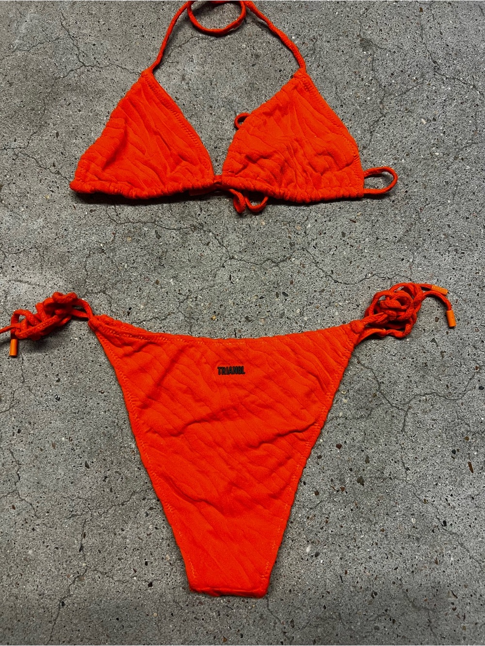 triangl orange zebra set - Picture 2 of 5